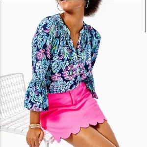 Lilly Pulitzer Colette Scalloped Mini Skort